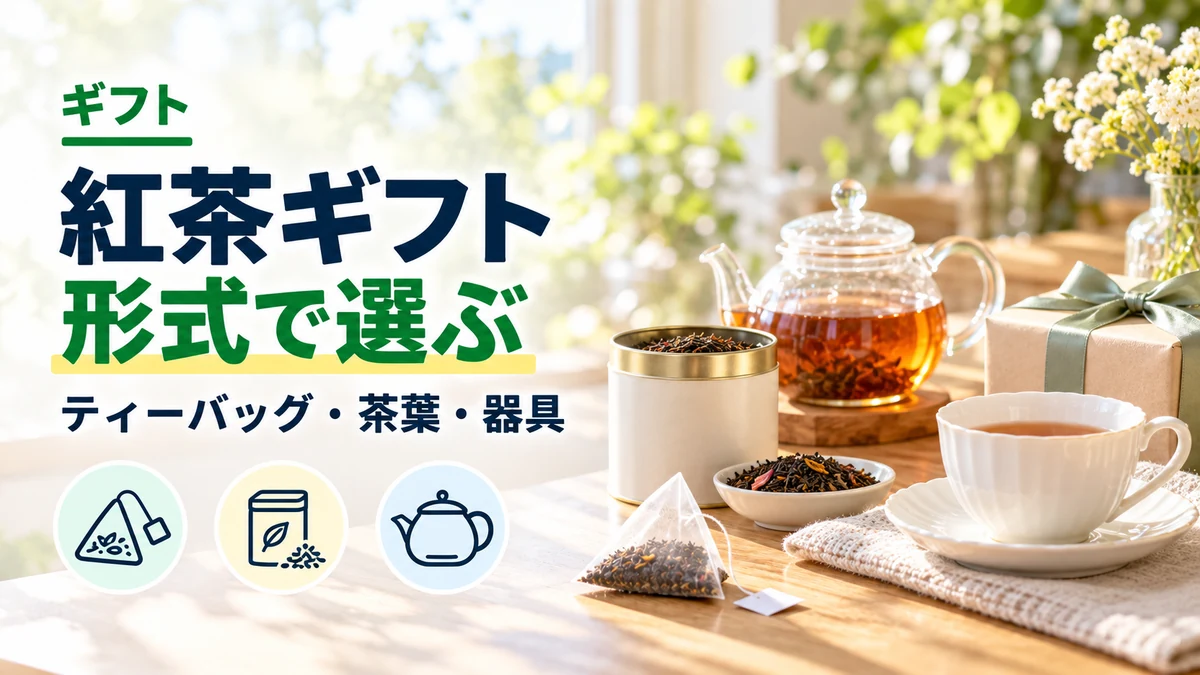 紅茶ギフト：形式で選ぶ
